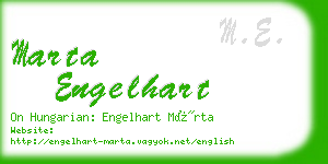 marta engelhart business card